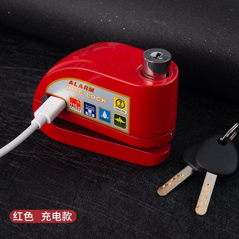 Cerradura de válvula con alarma de carga Cerradura de alarma antirrobo Cerradura de bicicleta Cerradura de válvula de batería Cerradura de válvula de nuevo tipo Cerradura de válvula de alarma