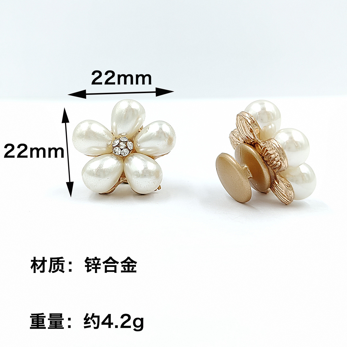 Abalorios para zapatos Croc en existencia con decoraciones de mariposas florales, accesorios de estilo punk de metal para zapatos de jardín, accesorios para zapatos Croc.