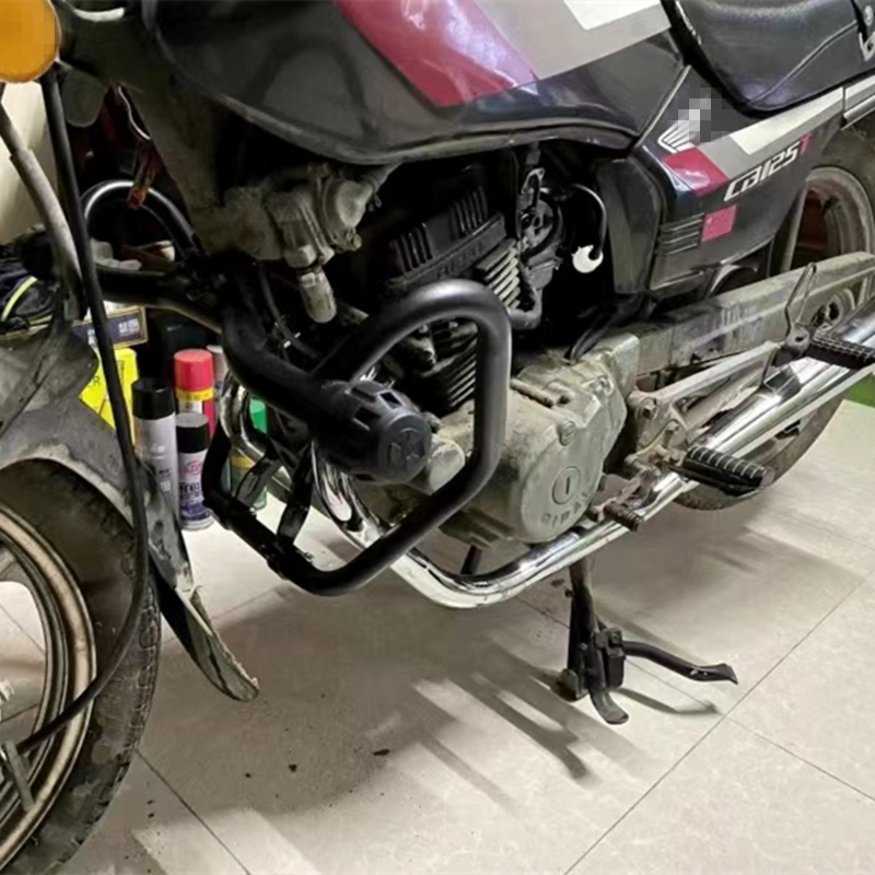 Motorcycle bumper front bumper 125.150 modified surround thickened anti-drop universal competitive anti-drop bumper