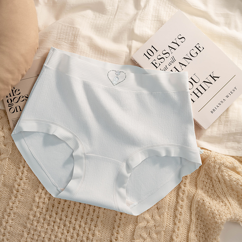 Fat mm talla grande 200 kg de algodón sin costuras, entrepierna antibacteriana de alta elasticidad, tipo A, ropa interior de algodón para bebé, bragas de mujer de cadera