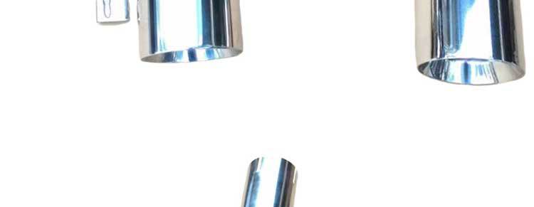 Suitable for Ford Ranger Stainless Steel Muffler Exhaust Pipe Tailpipe Tip Tail Throat Modification