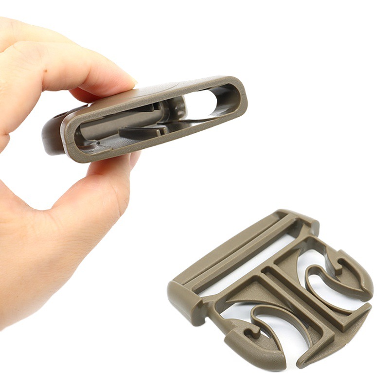 Bolso del alpinismo al aire libre hebilla táctica chaleco de seguridad hebilla de doble tirón bolsa de plástico hebilla táctica cintura sello hebilla