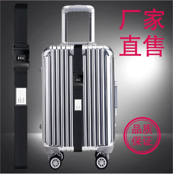 Cross-border thickened password strap luggage strap password lock portable cross strap one-word strap lock packing strap