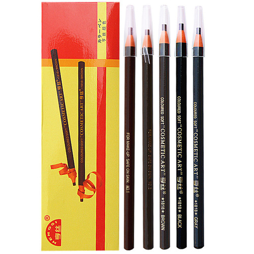 Hengsi Eyebrow Pencil 1818 Drawstring Waterproof Hengsi 1818 Eyebrow Pencil for Female Beginners Wholesale Natural Photo Studio School