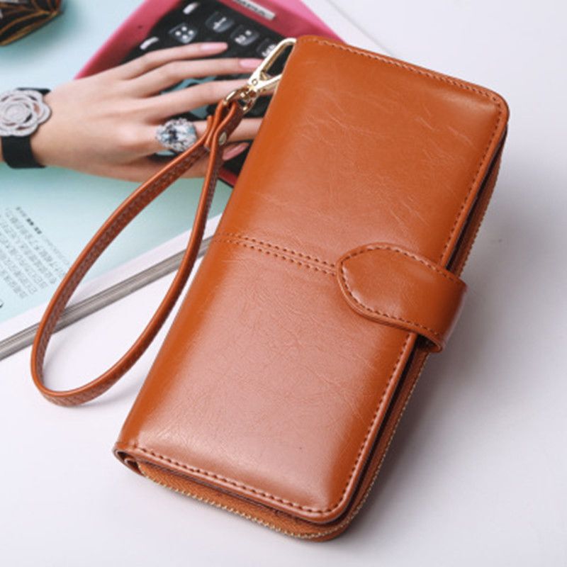 Foreign Trade Hot List Women's Simple Wallet Women's High-end Wallet Clutch Bag Large Capacity Multi-card Coin Purse Card Bag Foreign Trade Hot List Women's Simple Wallet Women's High-end Wallet Clutch Bag Large Capacity Multi-card Coin Purse Card Bag