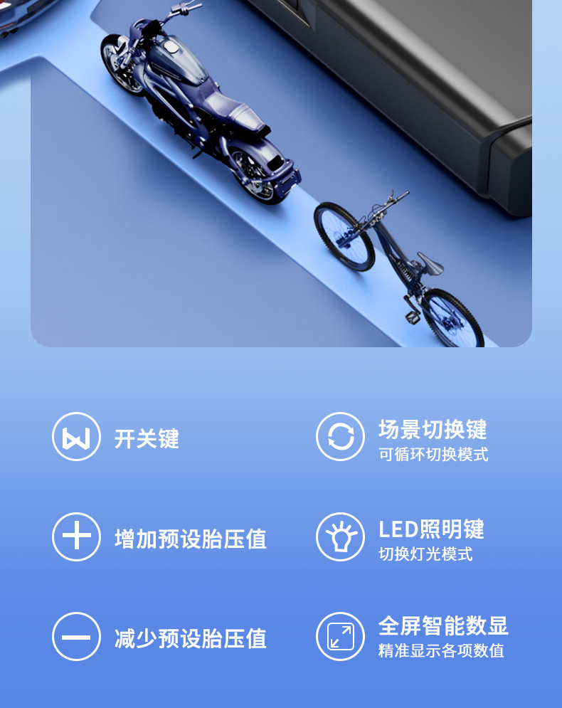 Car wireless air pump portable car electric pump car tire pressure automatic air pump inflatable treasure