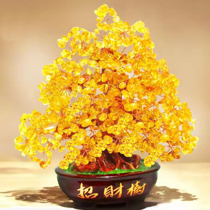 Cross-Border Wholesale Citrine Money Tree, Fortune Tree, Money-Attracting Tree for Living Room, Front Desk, Housewarming, Opening Ceremony, Decorative Gift Ornament Cross-Border Wholesale Citrine Money Tree, Fortune Tree, Money-Attracting Tree for Living Room, Front Desk, Housewarming, Opening Ceremony, Decorative Gift Ornament