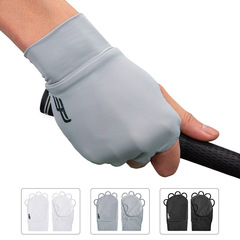 Outdoor Sunscreen Half-Finger Gloves Fishing and Driving Finger Protection Sleeve PlayEagle Golf Ice Silk Sunscreen Gloves