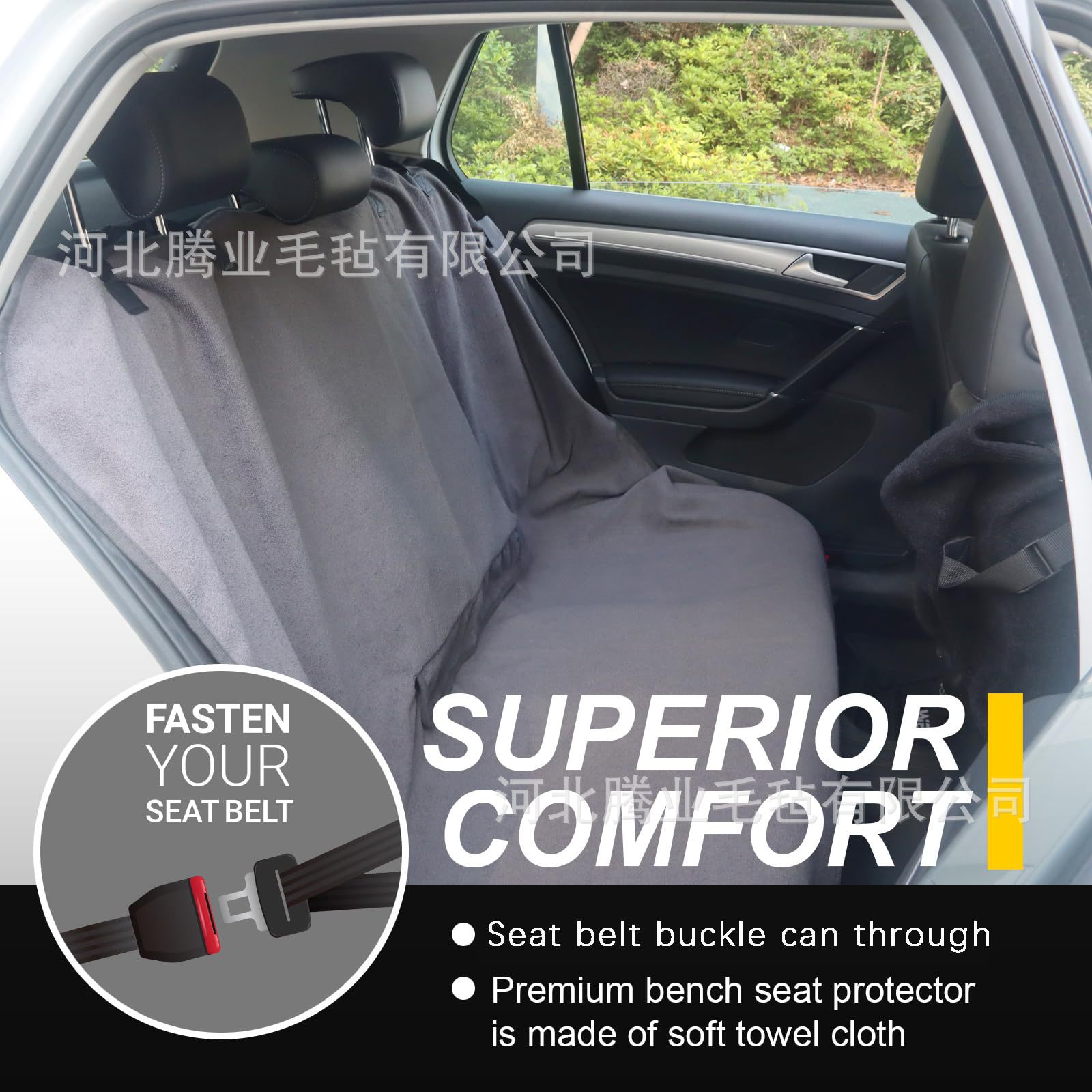 Neutral Car Seat Cover, Export Waterproof Anti-Slip Yoga Mountaineering Seat Cushion, Sweat-Absorbent Towel Cushion