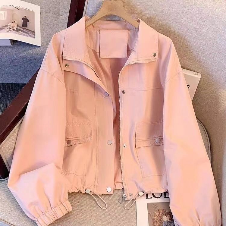 Casual Versatile Jacket for Women, New Spring and Autumn Style, Chanel-Inspired, Petite-Sized Jacket, Thin Windbreaker