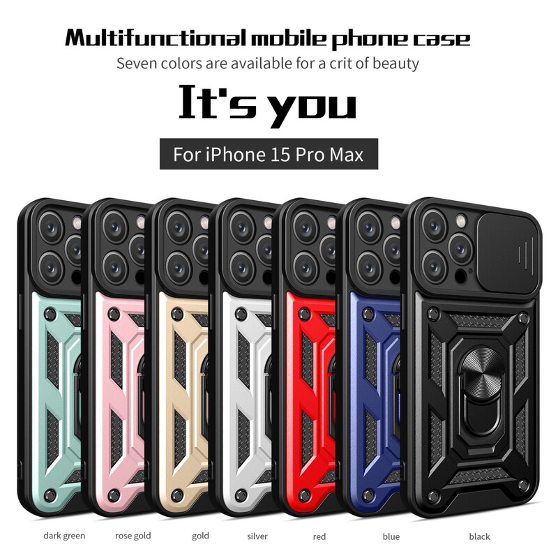 Suitable for Apple 17 Phone Case, Military-Grade Shockproof, Sliding Window, New Model for iPhone 15, iPhone 16 Pro Max Ring Holder, Full Coverage Hard Case for iPhone 14 Suitable for Apple 17 Phone Case, Military-Grade Shockproof, Sliding Window, New Model for iPhone 15, iPhone 16 Pro Max Ring Holder, Full Coverage Hard Case for iPhone 14