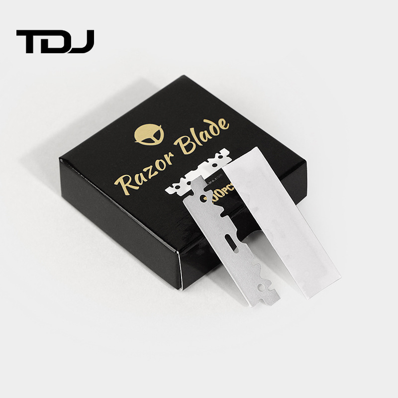 면도날, 면도날, 면도날, 눈썹 면도기, 스테인레스 스틸 칼날, 일회용 날카로운 칼날 100개