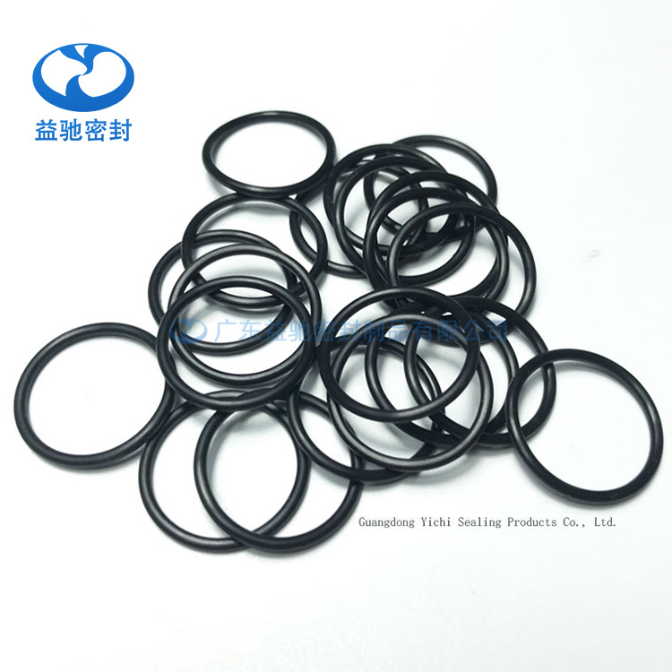 大量现货供应黑色密封圈  耐高温耐磨损o形橡胶圈  防水橡胶O型圈