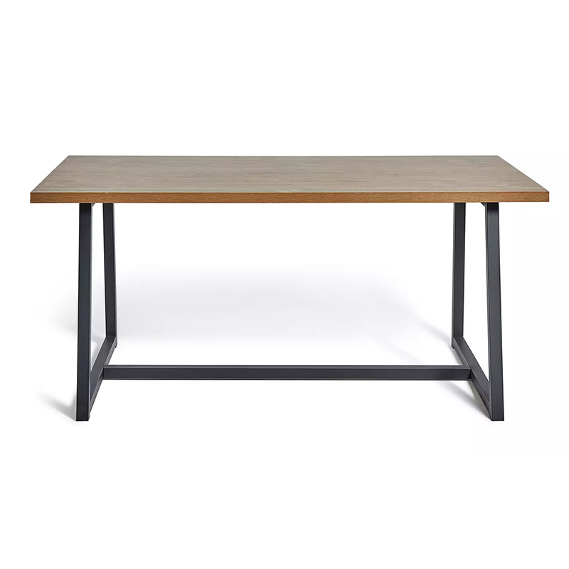 Dunelm exporta mesa de comedor de madera maciza de lujo ligero de alta sensación de mesa mesa de comedor MDF mesa de comedor de madera