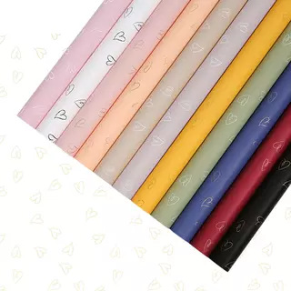 辛西娅纸心上人哑光膜爱心加厚防水欧雅纸鲜花束包装纸礼品包花纸