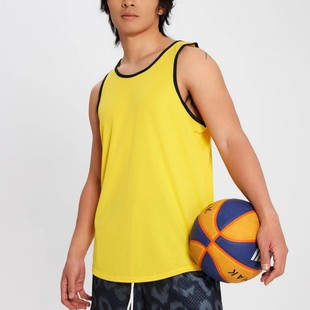 European Size American-Style Hemmed Sports Vest Printed Vest Men's Moisture-Absorbent Quick-Drying Breathable Summer Curved Hem Basketball Vest