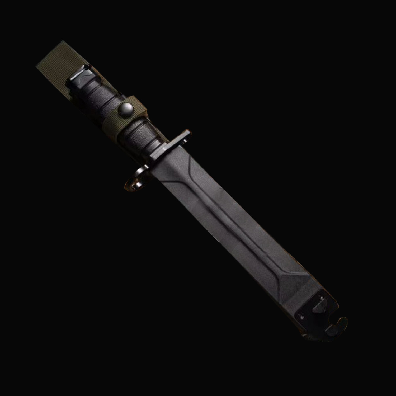 跨境191军刀橡塑壳编织带荒野求生登山赶海便携随身刀鞘刀套