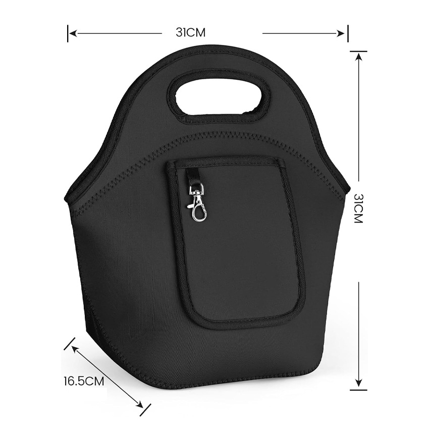 Customized Diving Material Lunch Bag, Picnic Bag, Picnic Insulated Tote Bag, Office Worker Ice Bag, Insulated Kidsren's Lunch Box Bag