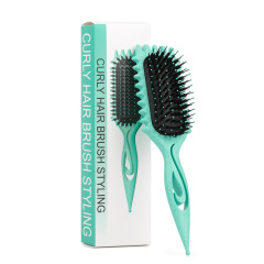 跨境爆款镂空梳尖尾定义梳按摩弹跳梳curl define stying brush