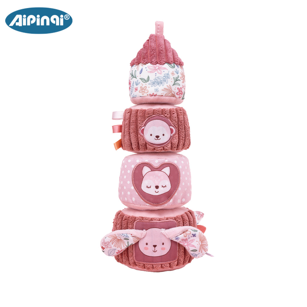 Aipinqi nuevo bebé pila torre 0 - 2 años de juguetes inteligentes pila le peluche juguetes inteligentes en stock