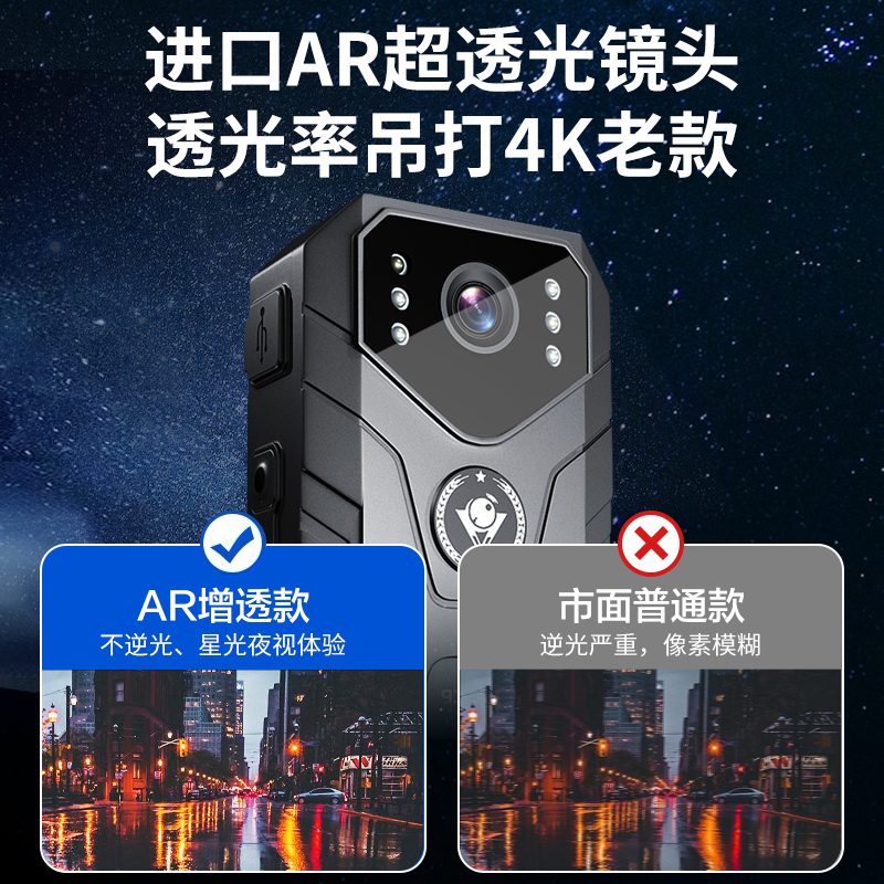 리코더 HD 나이트 비전 가슴 카메라 WIFI 작업 레코더 휴대용 법 집행 레코더 착용