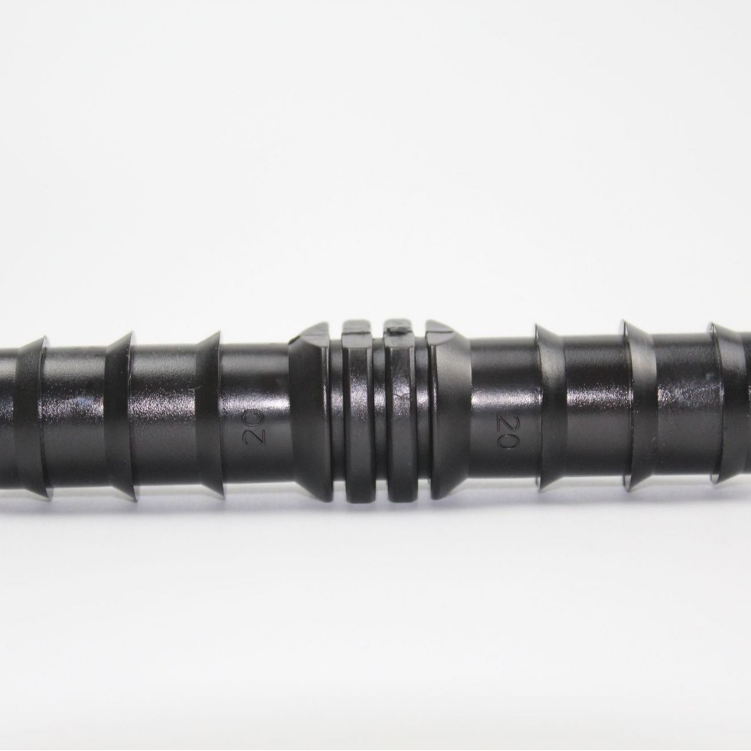 Conector Recto de Espiga para Tubo 20PE Sin Fugas para Riego por Goteo