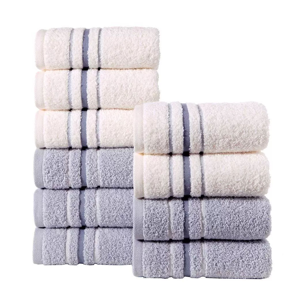 金号纯棉毛巾无捻柔软素雅面巾家用洗脸擦手毛巾柔软吸水加大