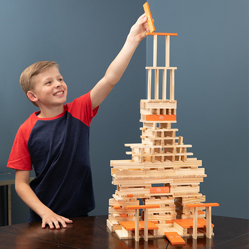 Log Capule building blocks children's ever-changing educational toys 3-6 years old assembled construction Archimedes building blocks wholesale