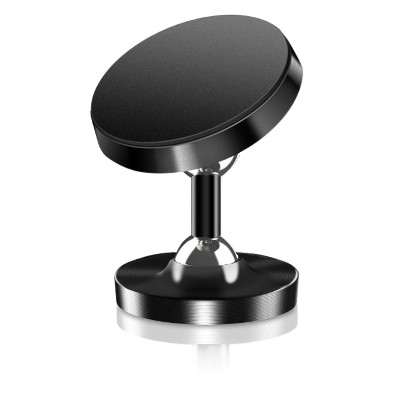 Soporte de coche doble eje giratorio de succión magnética navegación del coche soporte de teléfono móvil magnético disco de succión magnética