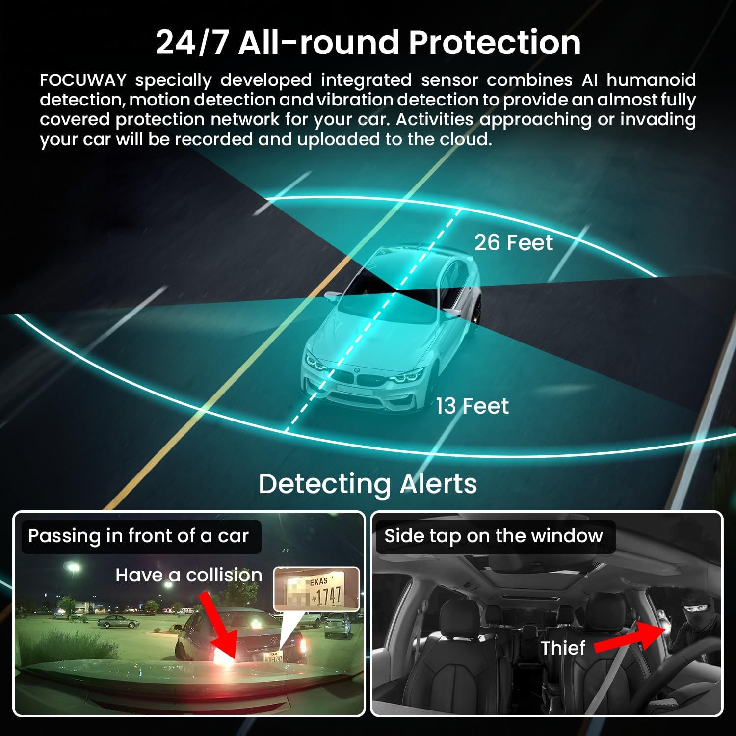 Cross-Border 4g Remote Driving Recorder with Real-Time Monitoring, High-Definition Dual Recording, Radar Detection, and Gps Tracking
