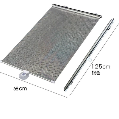 Sunshade Sunshade Car Window Sunshade – Sun shade - 0002-silver-laser-pvc-film-68125cm-free-3-suction-cups