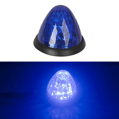 14cm Round Led Truck Tail — Tail light - conical-width-indicator-light-blue