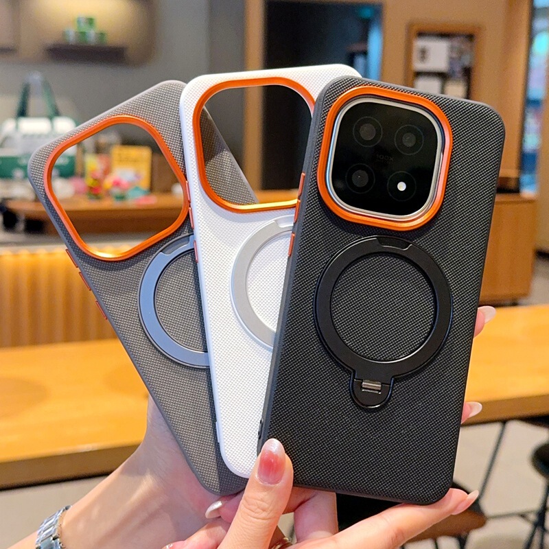 Suitable for Iqoo15 Mobile Phone Case with Rotating Stand, Iqoo15Ultra Protective Case, Iqoo13 Gold Armor Hard Case 5g