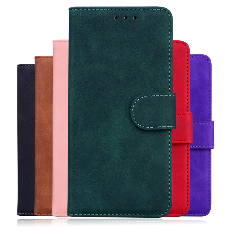 Suitable for Motorola G15 Business Phone Leather Case Edge50Fusion Skin Sense Solid Color Flip Card