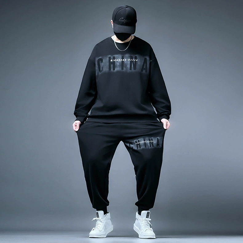 74042-Pure-Yunwu Character 1123 Guard 1124 Pants Set Add Fertilizer and Increase Trends Leisure