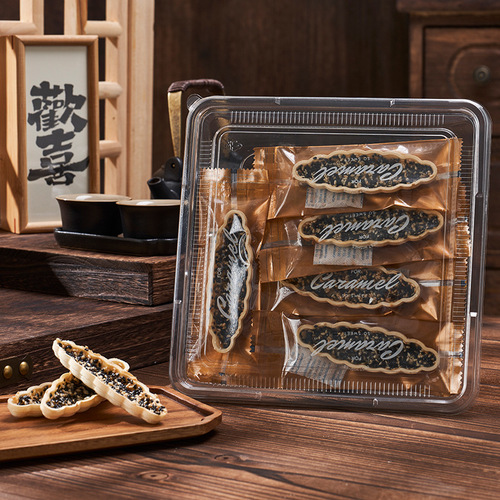 Glutinous rice boat caramel almond slices 80g 10 Hokkaido flavor nut almond shortbread cookies finished baked pastries