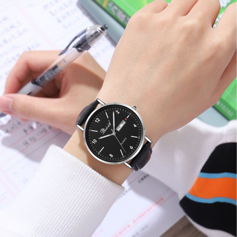 Dizi Youth Exam Watch Men's Student Trendy Non-Mechanical Watch Junior High School Student Luminous Waterproof Quartz Watch