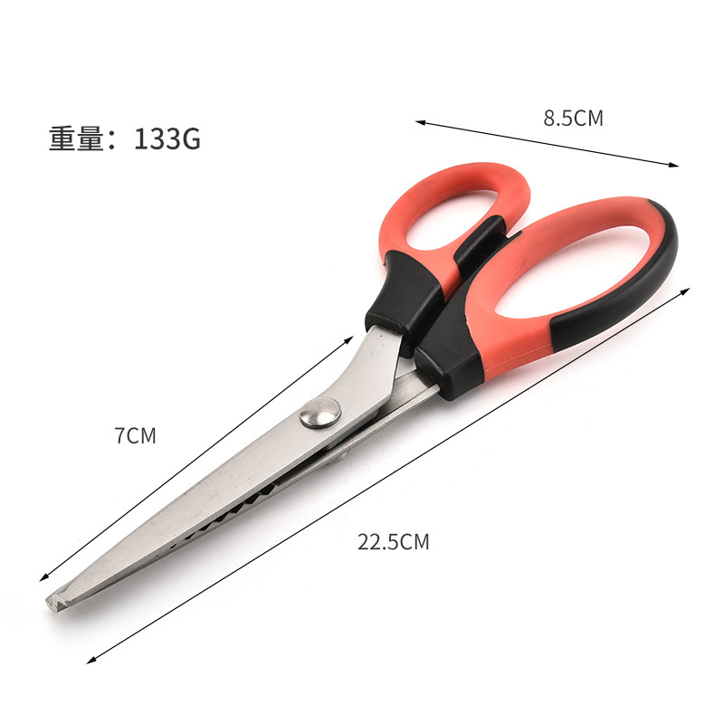 厂家现货供应裁缝剪 服装剪 不锈钢剪刀 花边剪 布料剪刀