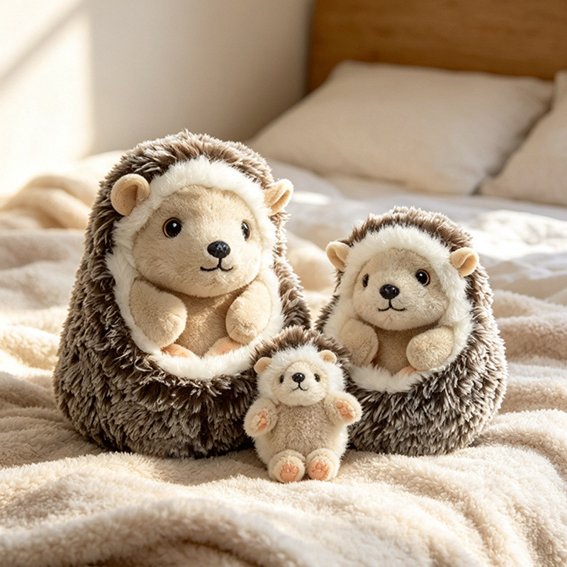 Cartoon Hedgehog Plush Toy Doll Transforms into a Hedgehog Doll, Sheep Bag Pendant, Children's Comfort Doll Cartoon Hedgehog Plush Toy Doll Transforms into a Hedgehog Doll, Sheep Bag Pendant, Children's Comfort Doll