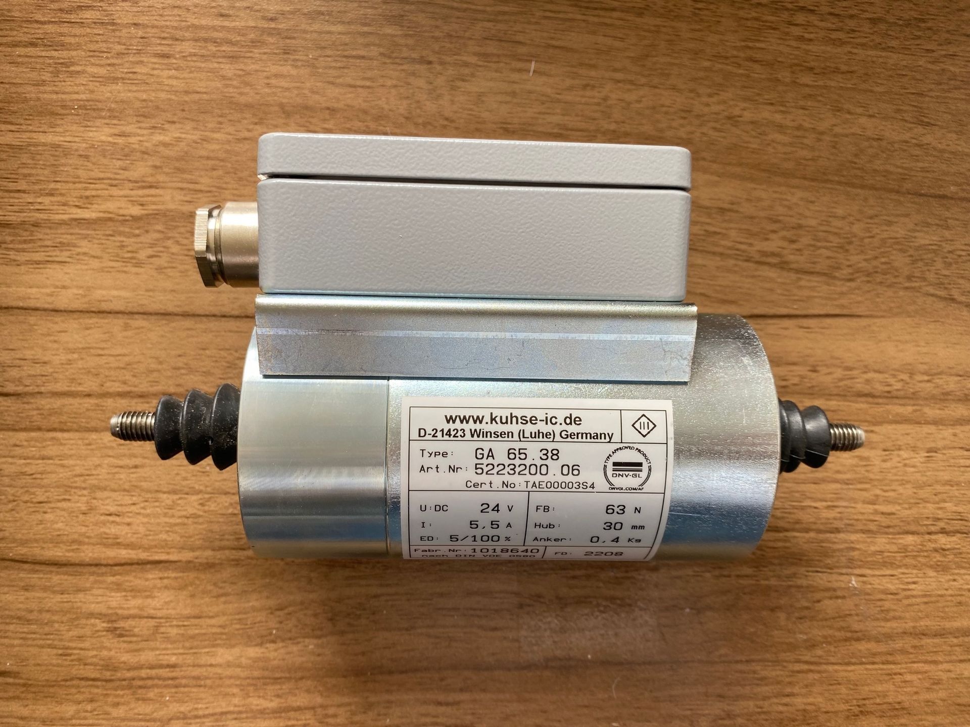 德国 KUHSE 磁铁全系列 GA 65.38 24V DC 5/ED