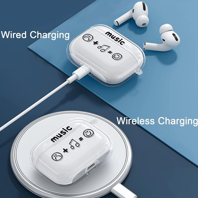 Airpods Apple ワイヤレス Bluetooth ヘッドセット保護ケースカバークリエイティブ音楽表現落書きカスタム画像に適しています|undefined