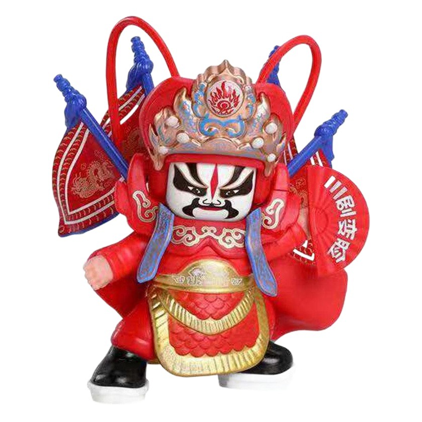 Ópera de Sichuan cara cambiante muñeca creativa Ópera de Pekín maquillaje facial muñeca TikTok puesto de juguete Chengdu regalo de viaje pequeña muñeca