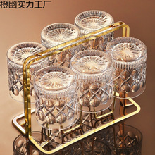 新款酒杯洋酒杯子玻璃家用啤酒杯红酒酒具套装高级多功能厨房专用