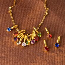DIY12����ʯ������ɫ�ʯ������Ůʮ������ʯ�׺ΈA�α�ɫ���