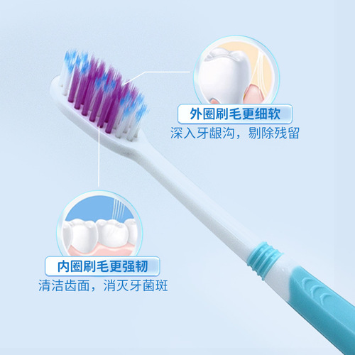 Meike M494 Lion-inspired fine bristle soft gum care adult couple's household small head toothbrush