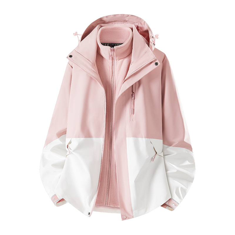 2026 chaqueta de asalto al aire libre 3 - en - 1 hombre y mujer chaqueta deportiva de capa suave chaqueta de montaña chaqueta impermeable