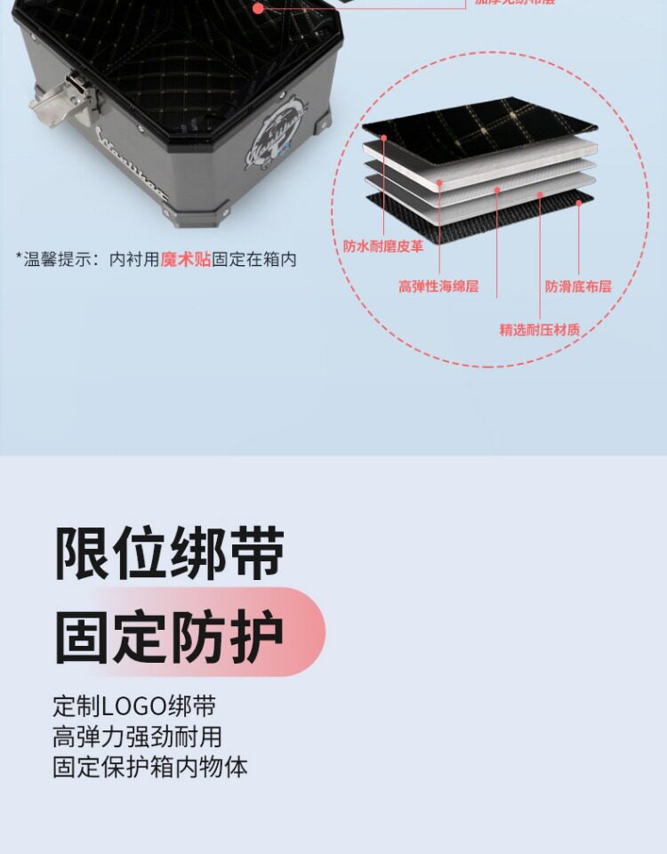 Wanlihao electric vehicle trunk is suitable for Ninebot Cz90 scooter trunk modification accessories C85c storage box