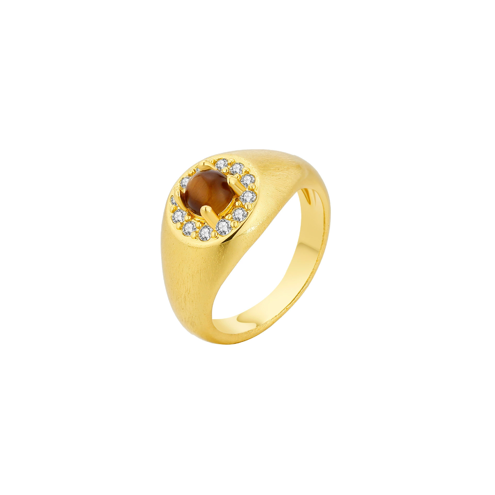 Retro matte ring, small elegant adjustable design, light-luxury style (color H236)