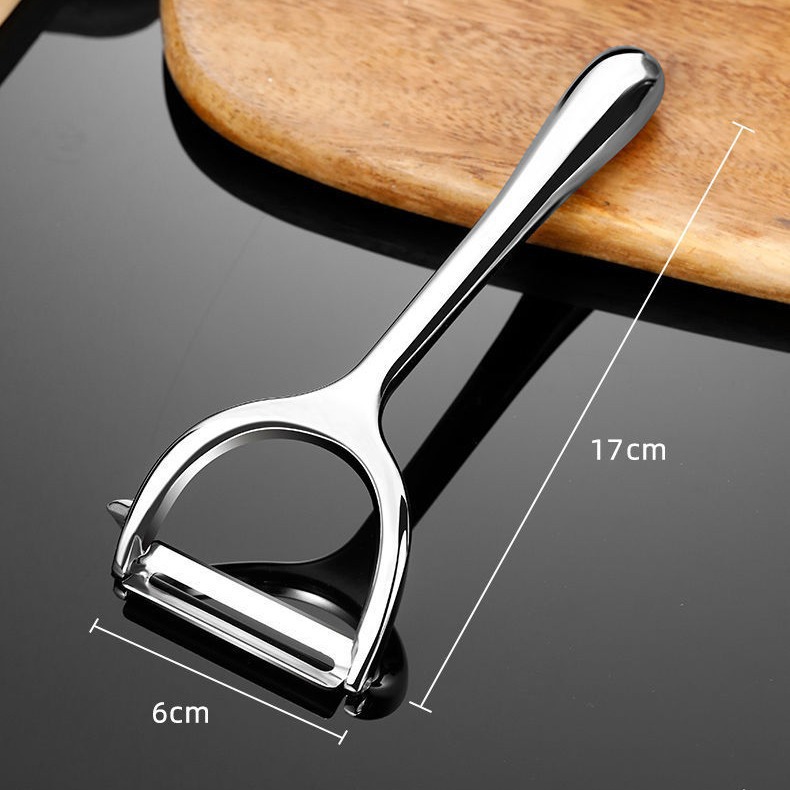 Cuchillo de peeling doméstico cuchillo de raspado multipropósito de melón y frutas acero inoxidable peeling de papas peeling magia cuchillo de raspado al por mayor