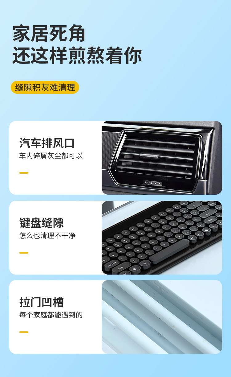 Cleaning Soft Gel Products for Car Interior Dust Removal, Multi-Functional and Efficient Dust Cleaner for Vehicles, Dust-Free